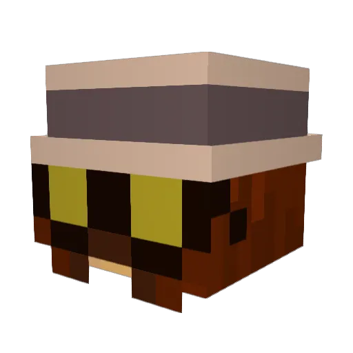 EpikAdam Minecraft avatar head, 3D render