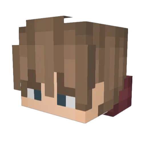 EpikAspire Minecraft avatar head, 3D render