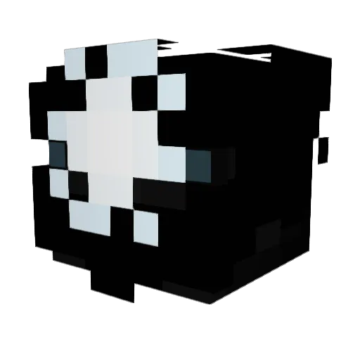 EpikFace Minecraft avatar head, 3D render