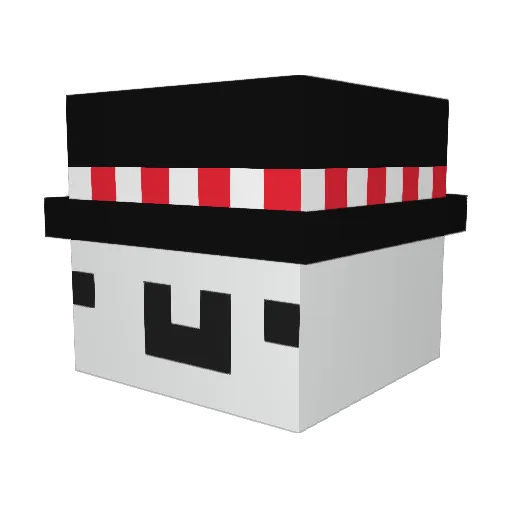 EpikMonki Minecraft avatar head, 3D render