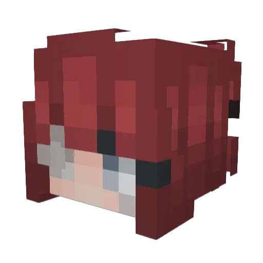 EpikSeal Minecraft avatar head, 3D render