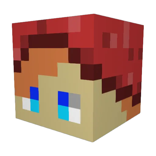 Epik_Kiwi Minecraft avatar head, 3D render