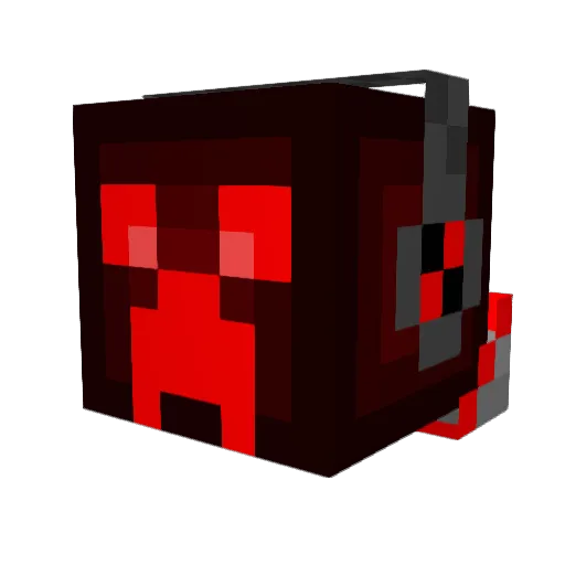 Epikhuli Minecraft avatar head, 3D render