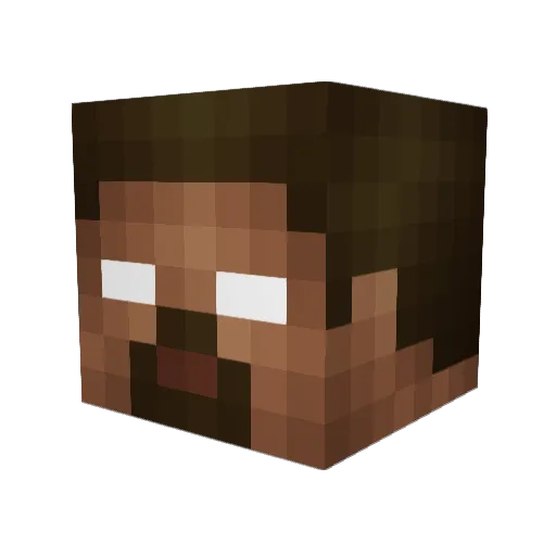 Epikman69 Minecraft avatar head, 3D render