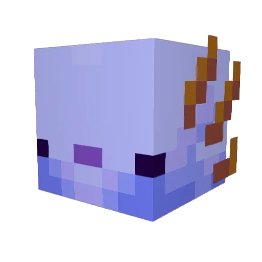 Epilepson Minecraft avatar head, 3D render