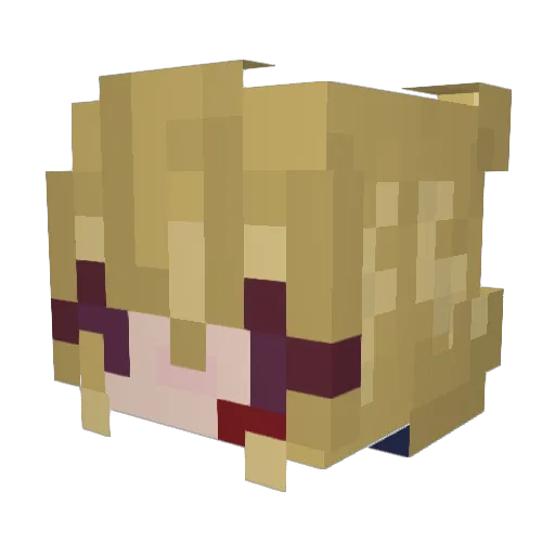 EpilepticButcher Minecraft avatar head, 3D render