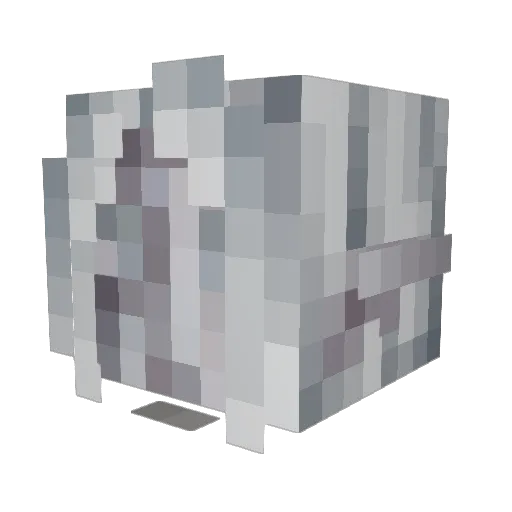 Epistile Minecraft avatar head, 3D render