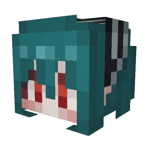 Episword Minecraft avatar head, 3D render