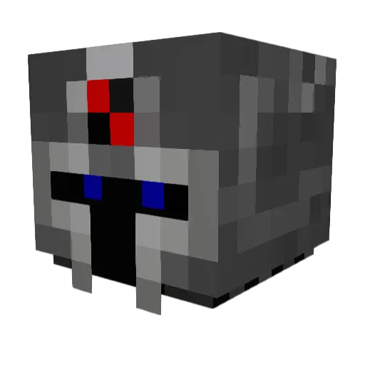 Epitelantha Minecraft avatar head, 3D render