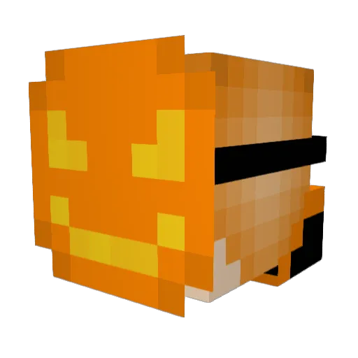 Epix9027 Minecraft avatar head, 3D render
