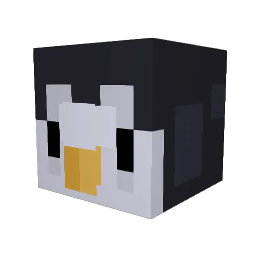 Epix_R3ini5 Minecraft avatar head, 3D render