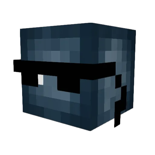 Epixelz Minecraft avatar head, 3D render