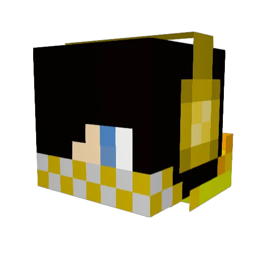 Epixtony Minecraft avatar head, 3D render