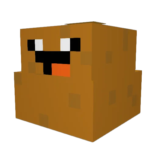 Epizlod134 Minecraft avatar head, 3D render