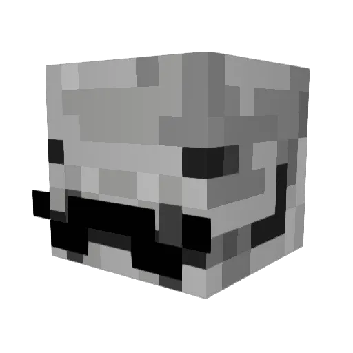 Epo500 Minecraft avatar head, 3D render