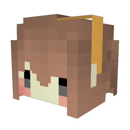 EpochHiraeth Minecraft avatar head, 3D render