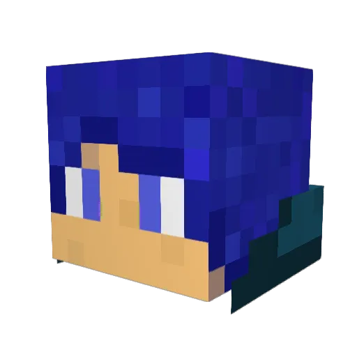 EpochOfEternity Minecraft avatar head, 3D render