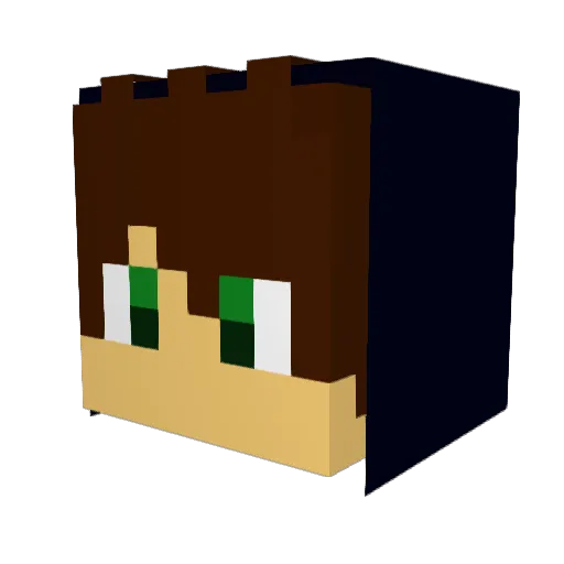 Eponaiz_HD Minecraft avatar head, 3D render