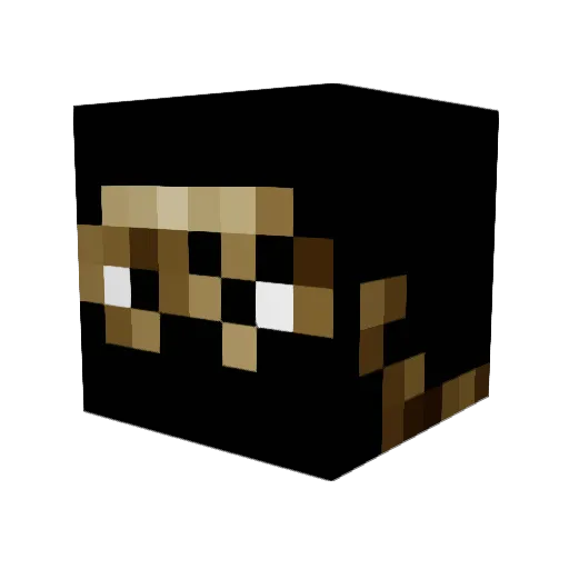 Epowers Minecraft avatar head, 3D render
