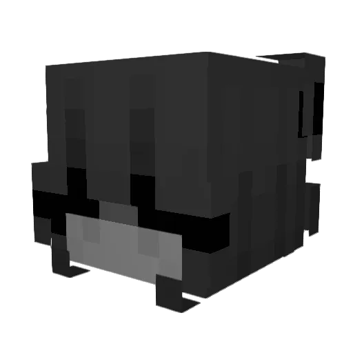 Eppect Minecraft avatar head, 3D render