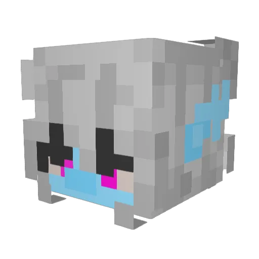 EppieAdam Minecraft avatar head, 3D render