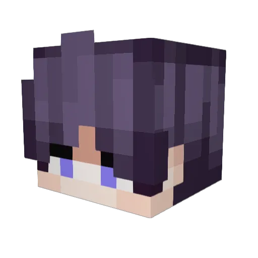EppyLib Minecraft avatar head, 3D render