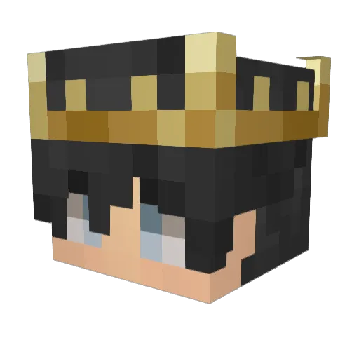 Eprazor Minecraft avatar head, 3D render