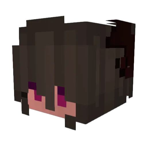 Eprhai Minecraft avatar head, 3D render