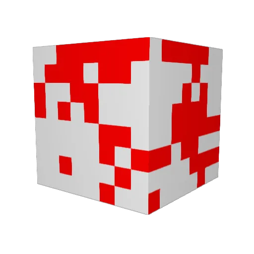 Epri Minecraft avatar head, 3D render
