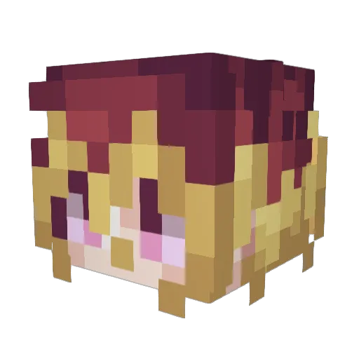 Eprisk Minecraft avatar head, 3D render