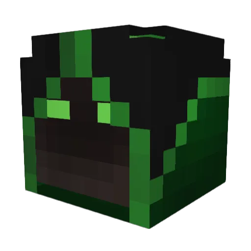 Epsilon55 Minecraft avatar head, 3D render