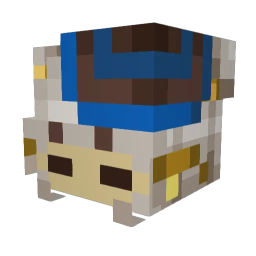 Epsilonuc9k Minecraft avatar head, 3D render