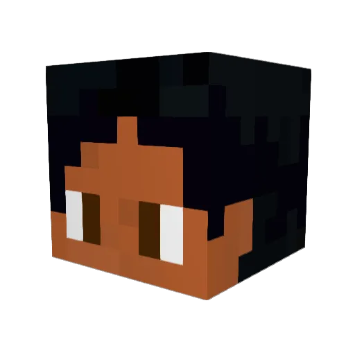 Epsira_04 Minecraft avatar head, 3D render