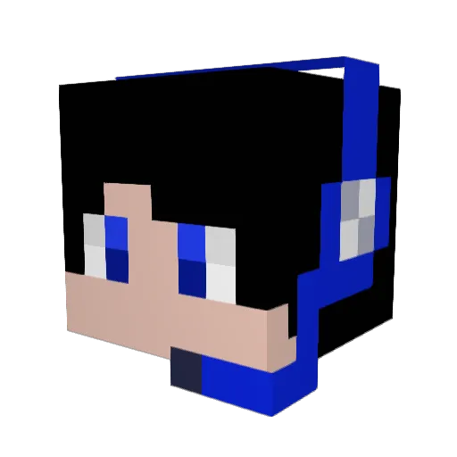 EpsteinXBedsyy Minecraft avatar head, 3D render