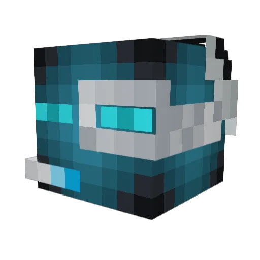 Epstor Minecraft avatar head, 3D render