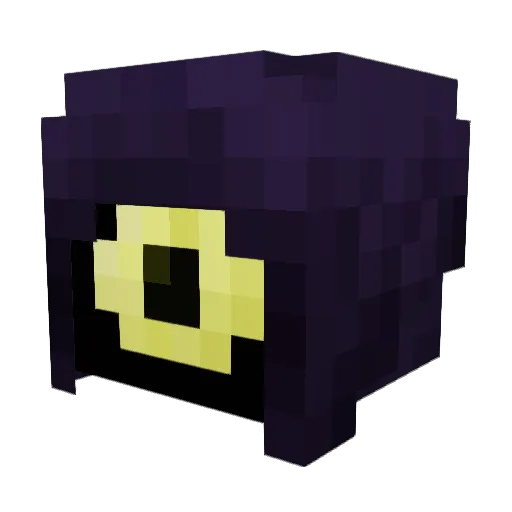 Epsya Minecraft avatar head, 3D render