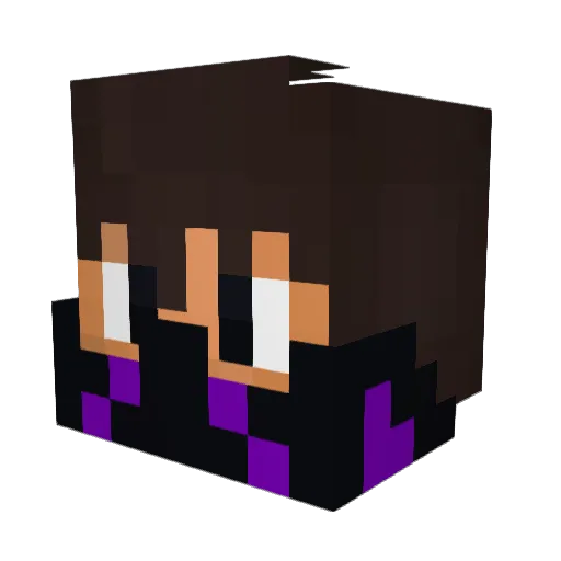 EptixMC Minecraft avatar head, 3D render