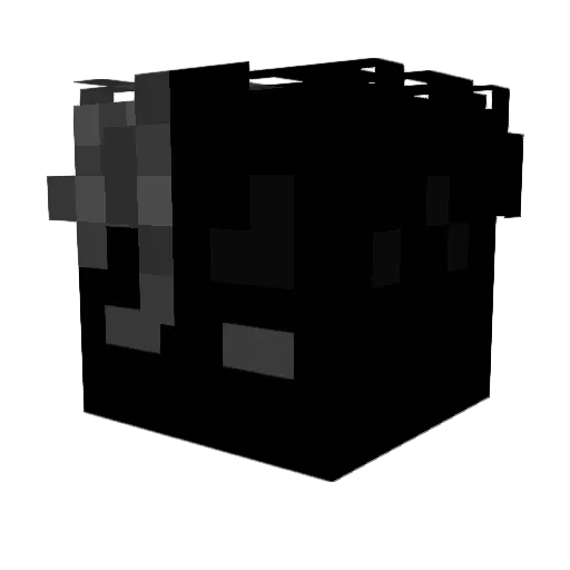 Epto Minecraft avatar head, 3D render