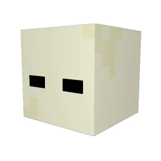 Epurpl Minecraft avatar head, 3D render