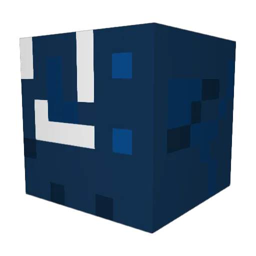 Epygots Minecraft avatar head, 3D render