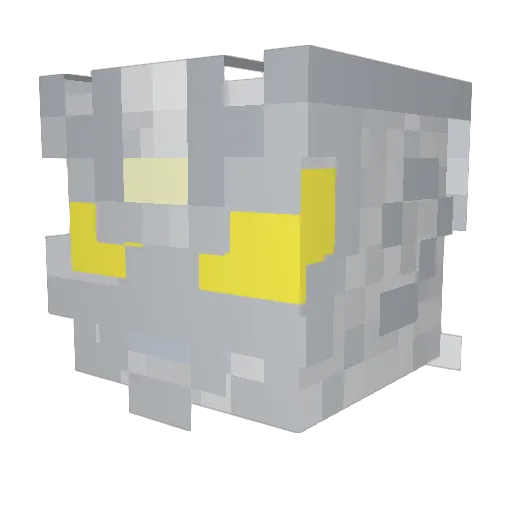 Epyonix Minecraft avatar head, 3D render
