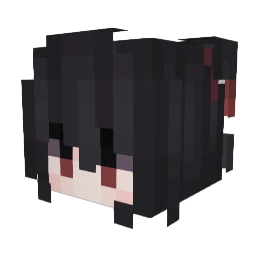Eqp30 Minecraft avatar head, 3D render
