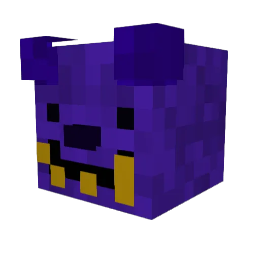 EquaFox Minecraft avatar head, 3D render
