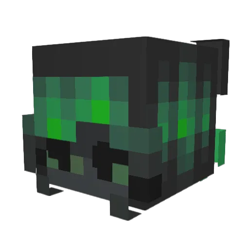 Equatious Minecraft avatar head, 3D render