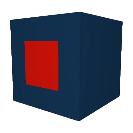 Equinoxary Minecraft avatar head, 3D render