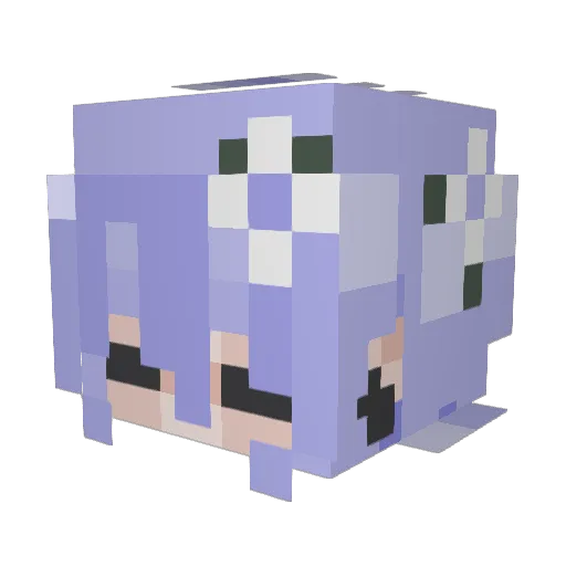 Equinoxx___ Minecraft avatar head, 3D render