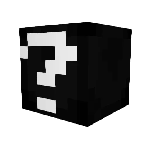 Equivok Minecraft avatar head, 3D render