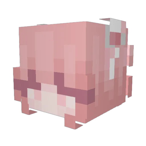 Eqvq Minecraft avatar head, 3D render