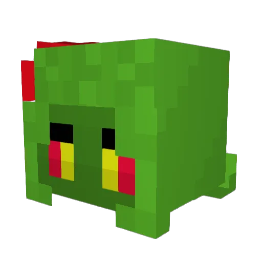 Er1ase Minecraft avatar head, 3D render