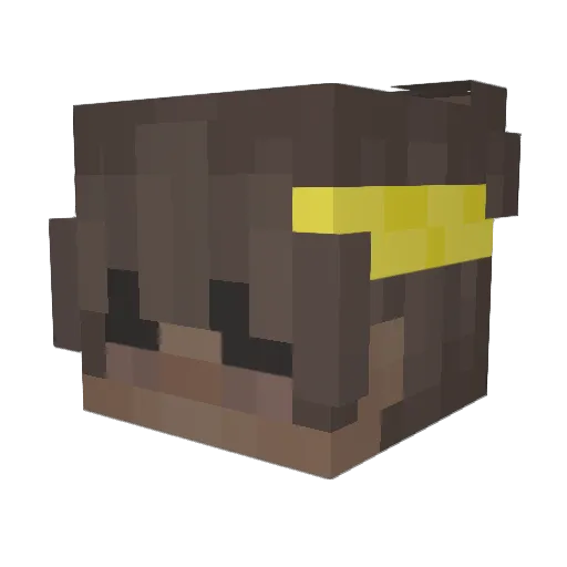 ErBonz_ Minecraft avatar head, 3D render